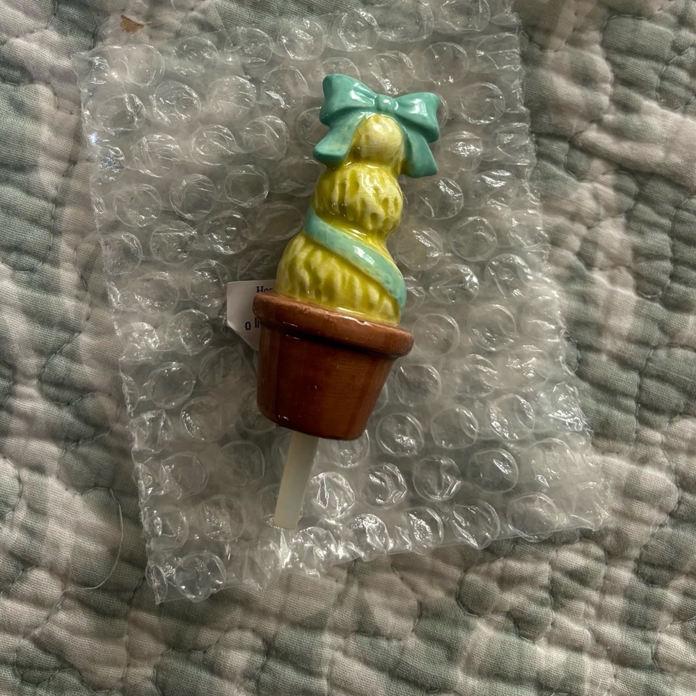 Nora Fleming Topiary Mini with Blue and Green Accents